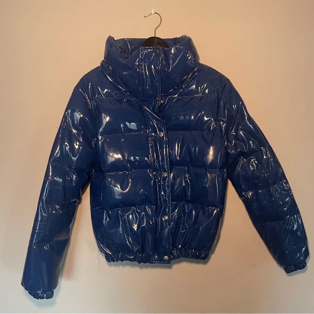MISSPAP Glossy Blue Coat